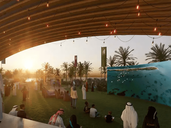 Saadiyat lagoons outdoor cinema